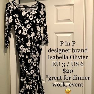 Isabella Olivier Maternity Dress EU 3/US 6